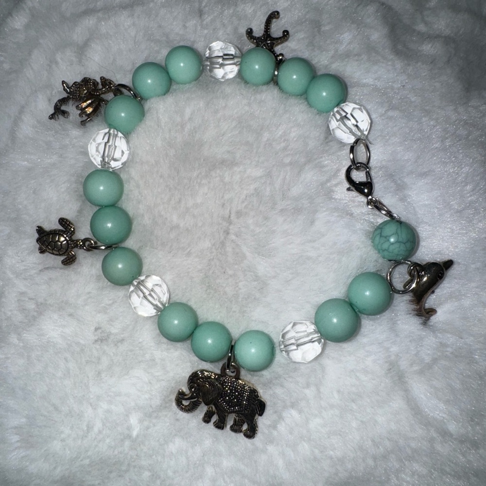 Mint green bracelet